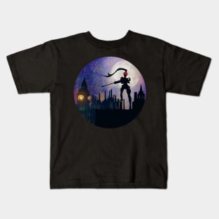 Weaving Her Shot Kids T-Shirt